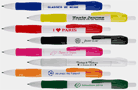 Gamme de stylo plastique Duo avec logo par 50 objets